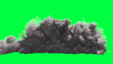 explosión y humo vfx