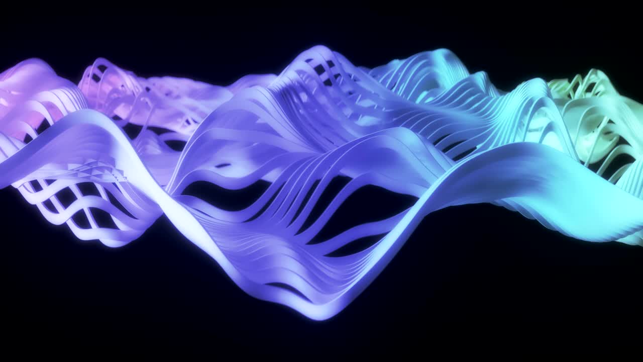 descripción abstracta de una red digital en 4k.