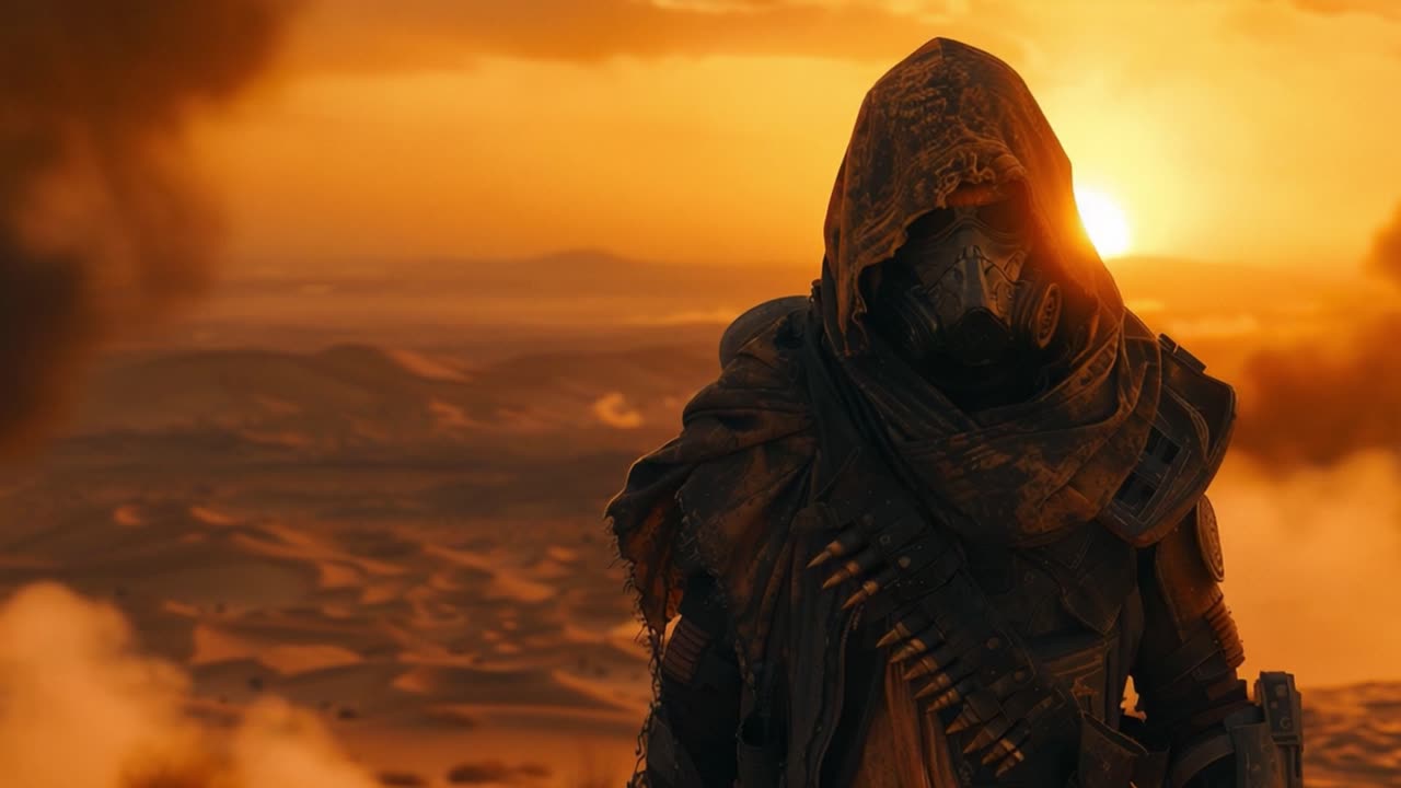Apocalyptic Desert Wanderer