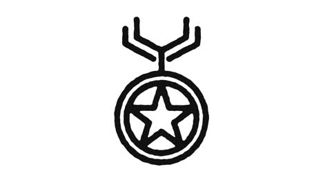 premio icono de animación de imágenes y canal alfa
