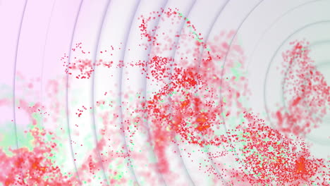 animation of red spots over white circles