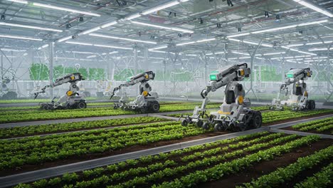 innovative agricultural robotics: automated machines tending and cultivating greenhouse crops for sustainable farming practices