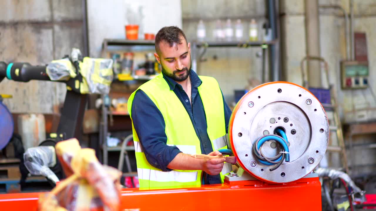 Man Working in a Factory
