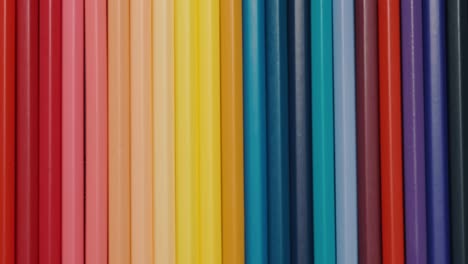 fondo de bucle de lápices de color movimiento ondulado