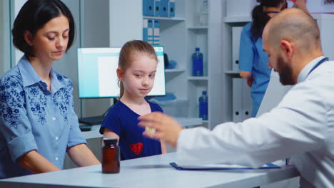 physician writing diagnostic and treatment
