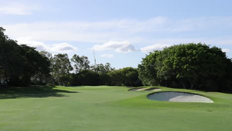 scenic view of a tranquil golf course