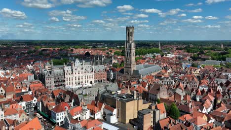 belfry de bruges, bélgica, junio de 2024