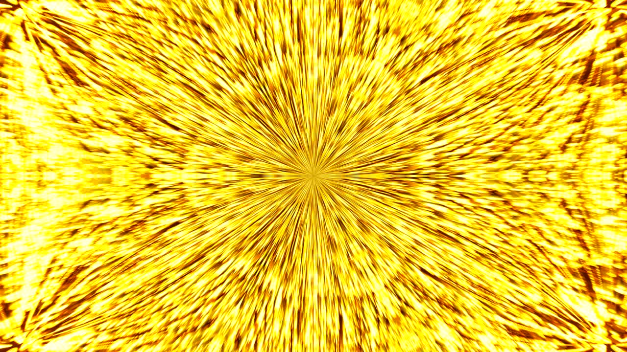 금색 칼레이도스코프로 추상적인 배경