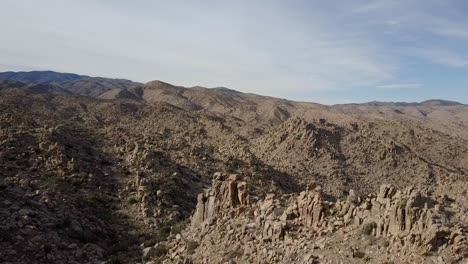 aerial rocky desert