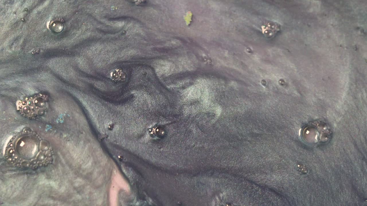 arte líquido abstracto con burbujas y remolinos