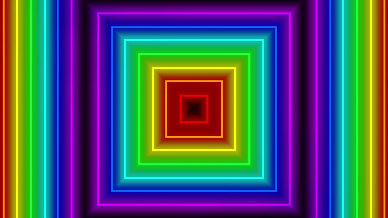 Neon line illumination animation motion graphics