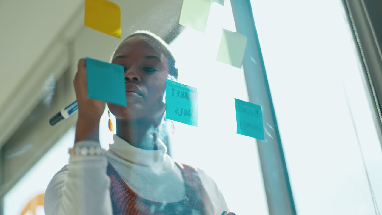 Thinking, brainstorming and black woman writing