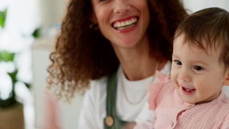 Doctor,-wellness-and-high-five-with-happy-baby