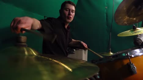 drummer playing drums