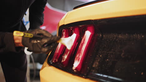 car tail light detailing