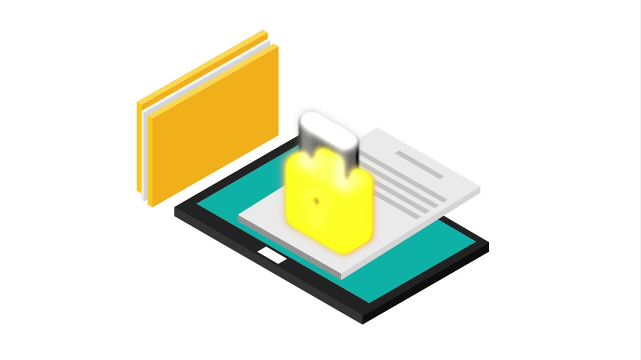 documento cerrado en una tableta