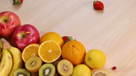 variety of fruits arranged on a table