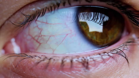 primer plano de un ojo humano