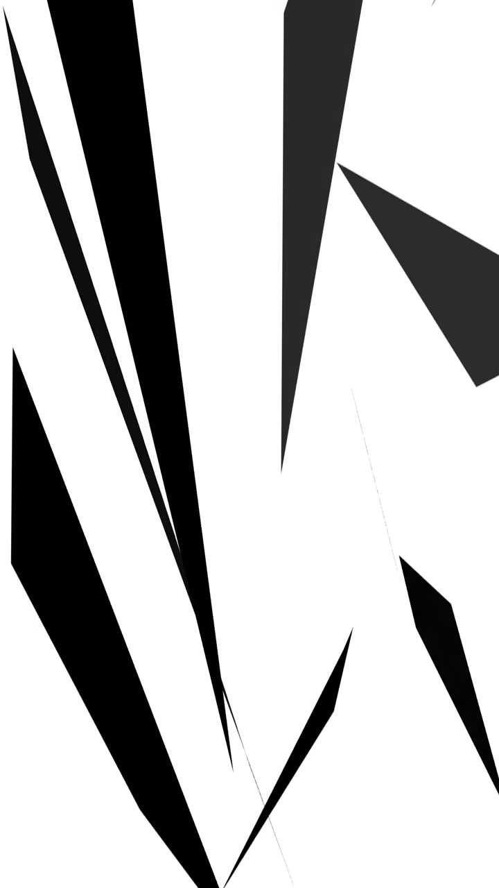 Abstract Geometric Shapes Transitioning from Black to White