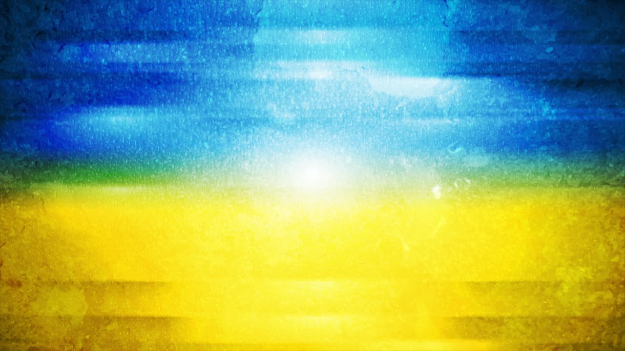 추상적인 그룬지 모션 배경 우크라이나 국기 색상