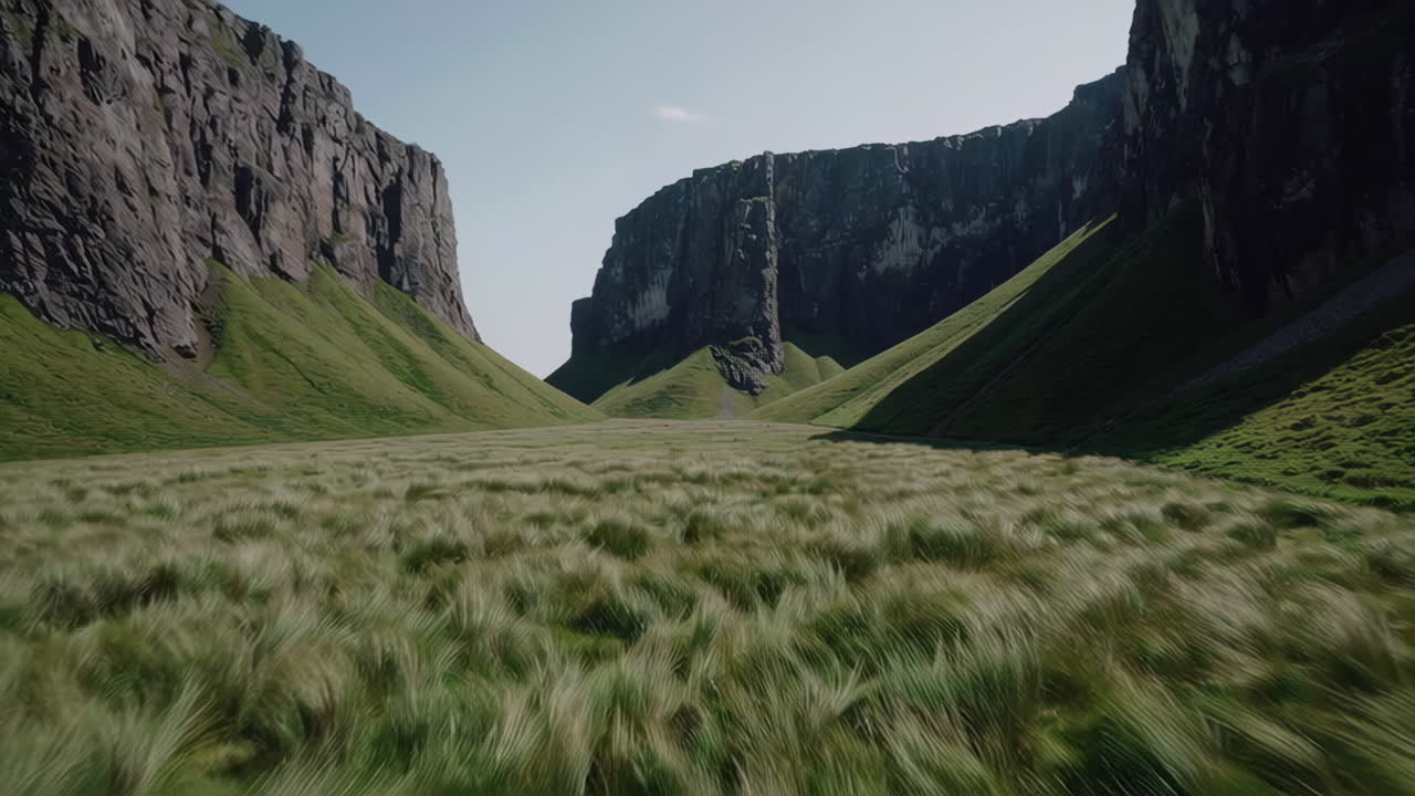 Icelandic Valley Landscape
