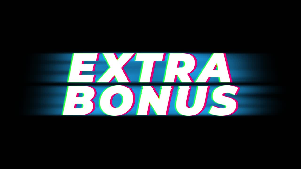 Extra Bonus Promotion Grafikdesign