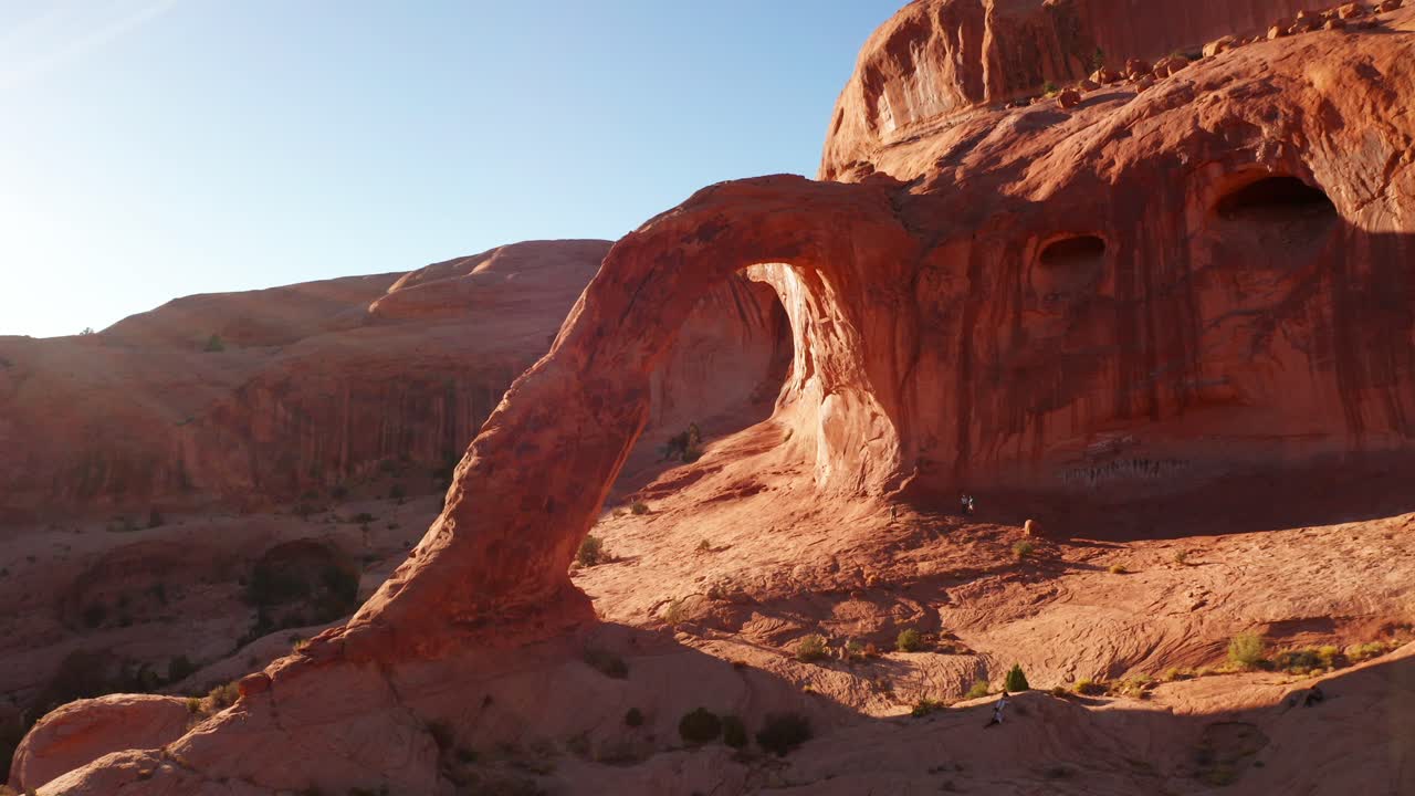 Ripresa con drone dell'Arco Corona nello Utah