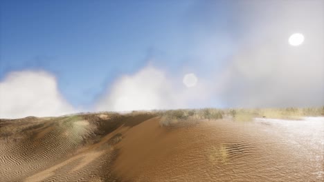 erg chebbi dunes in the sahara desert