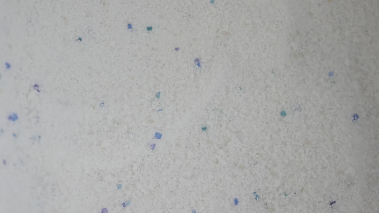 Detail pracího prášku