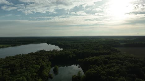 Humedales-En-El-área-De-Conservación-De-Vida-Silvestre-De-Four-Rivers-En-Missouri,-EE.UU.