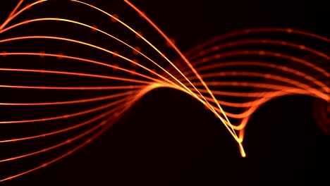 abstract wave motion background elegant twist gold