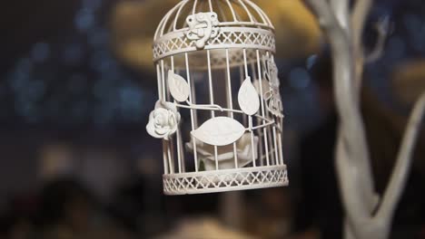 decoración - jaula de pájaros