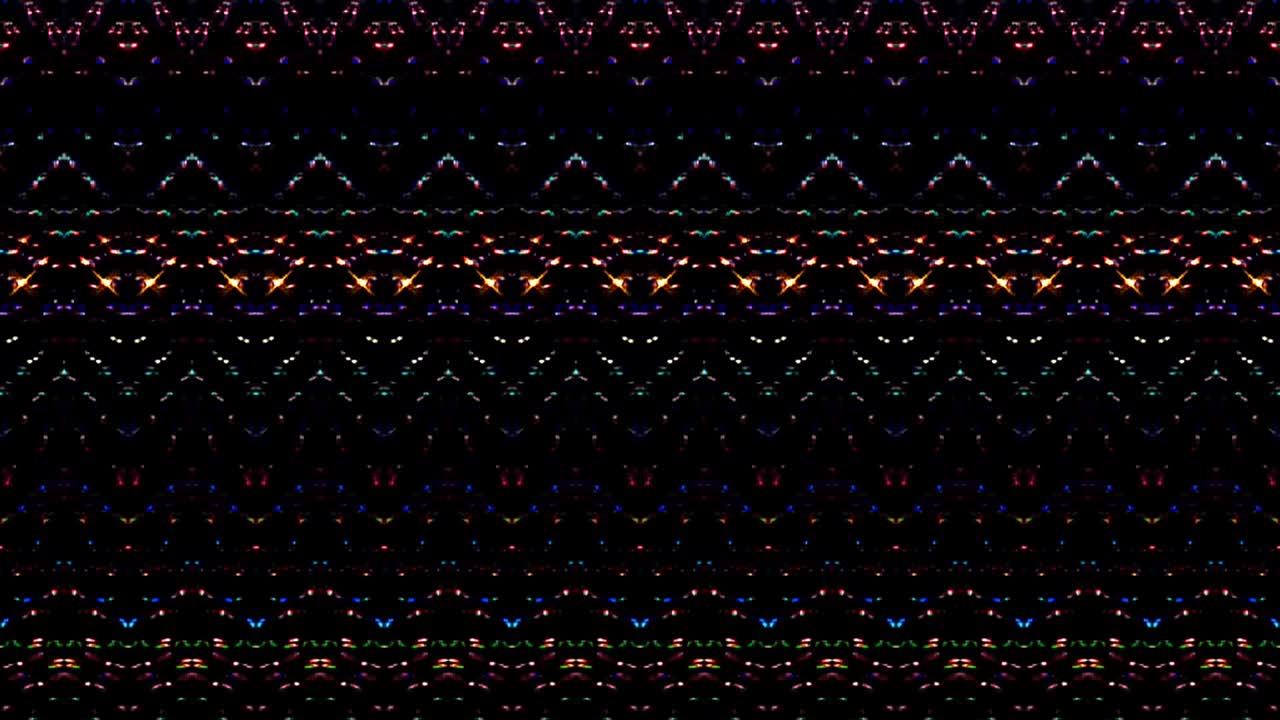 shining bright lines set wave motion, color blue, on black background