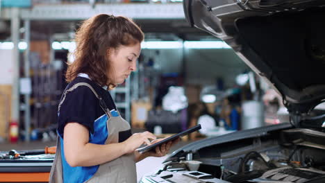 el técnico pide piezas nuevas para el coche.