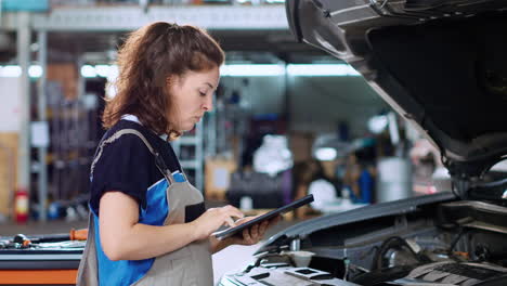 technician orders new car parts