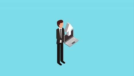 businessman work storage