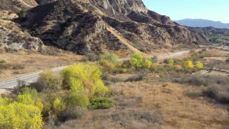 pico canyon, california and its fall colors