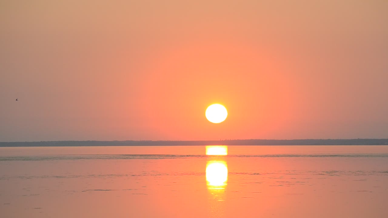 海の夕日
