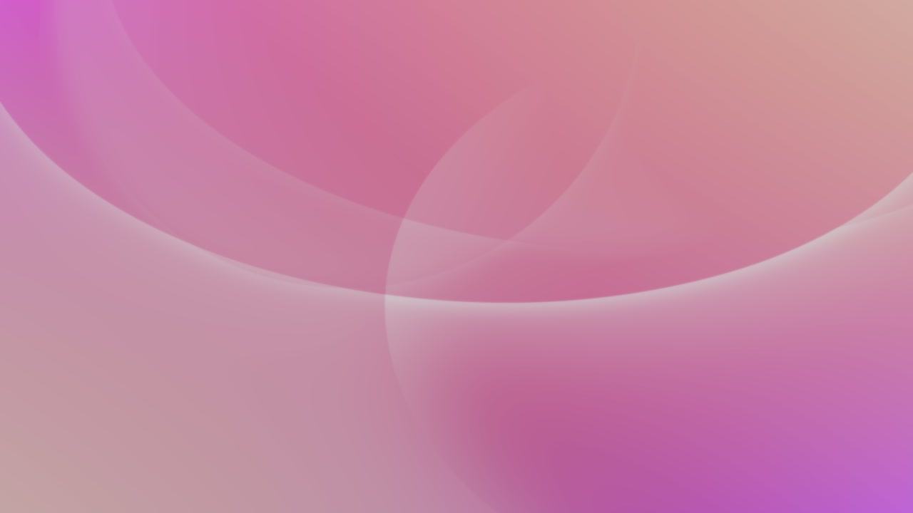 Calm background animation showcasing elegantly drifting, pink-colored curved elements that subtly morph and evolve in shape, creating a dynamic and fluid motion