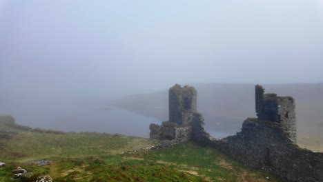 irish castles haunted 3 castles head in west cork ireland ruined mystical castle next to a lake near the sea on a misty haunting winter day