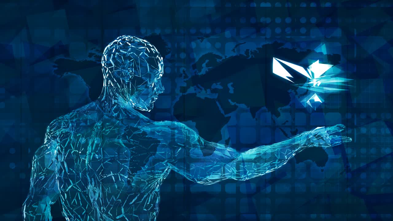 solución tecnología negocio fondo abstracto concepto artístico