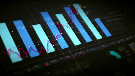 dynamic data visuals for business info graphics, animated charts, and data-driven insights for a business meeting mock-up