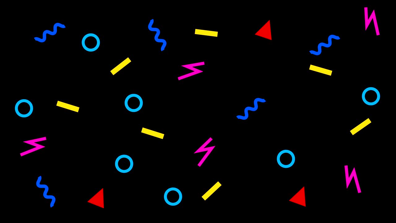 la tendencia de memphis glitch 90 pop y el estado de ánimo de baile 4k