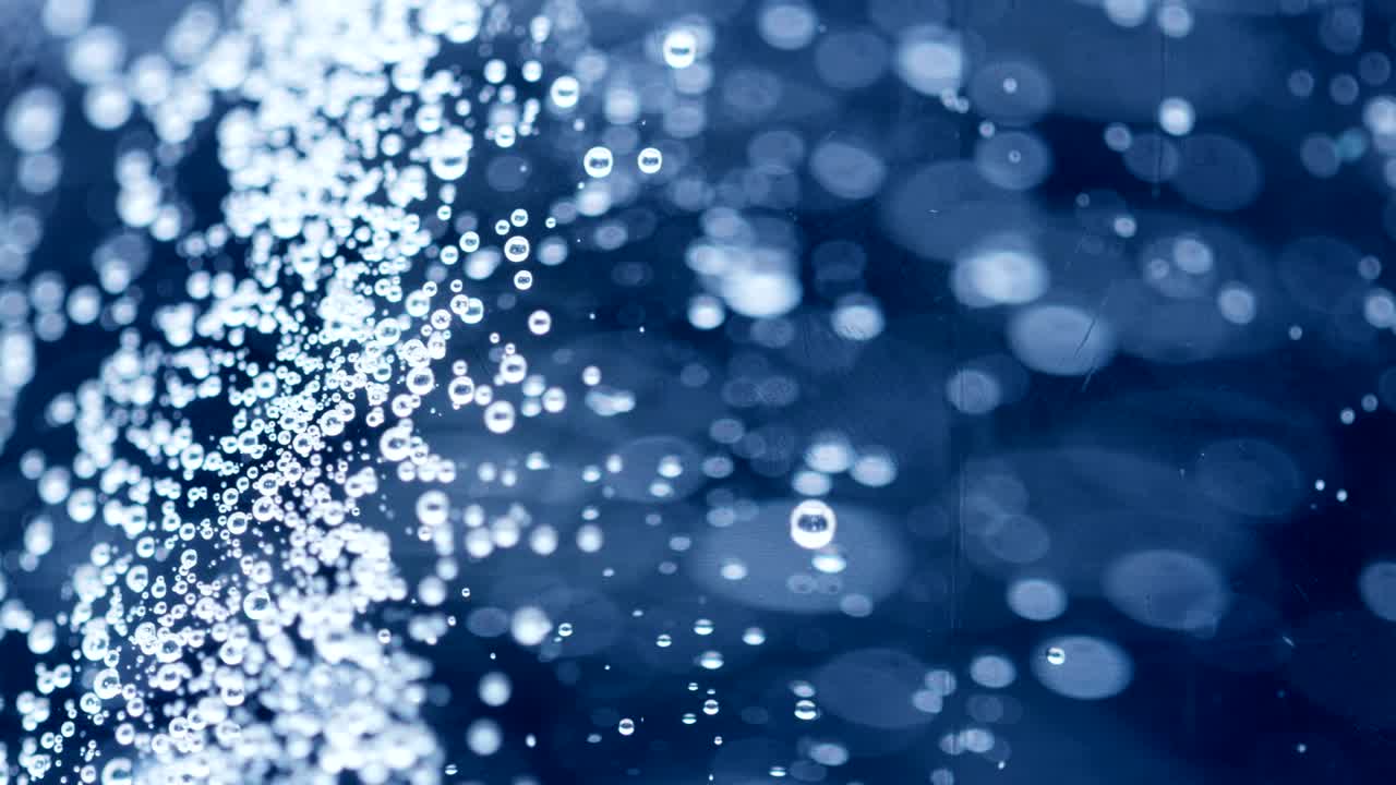 젤 거품이 상승합니다.