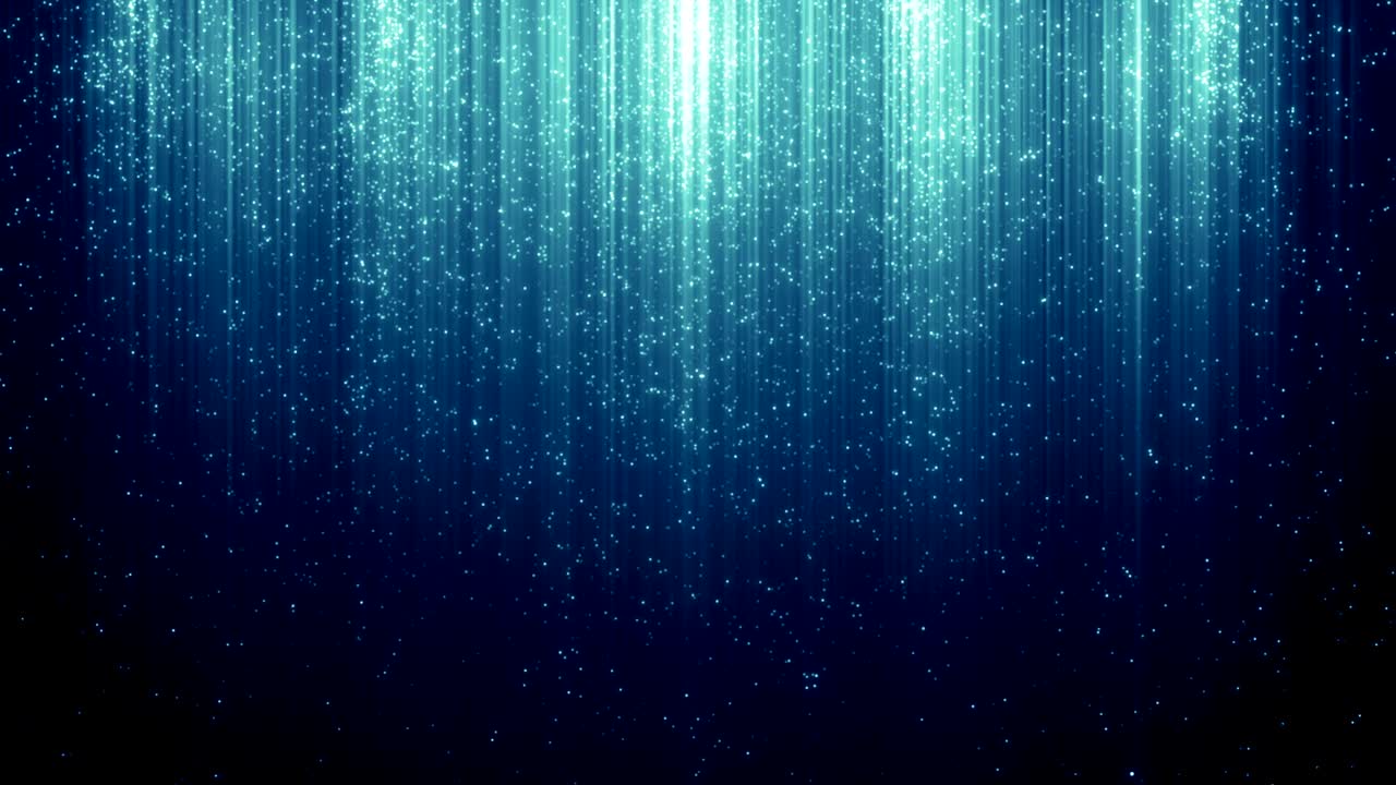 Particles Blue dust abstract light bokeh motion titles cinematic background loop
