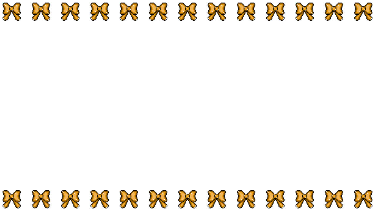 Pixel Art Ribbon Frame Animated Overlay 1080p Transparent 30 fps (8).mov