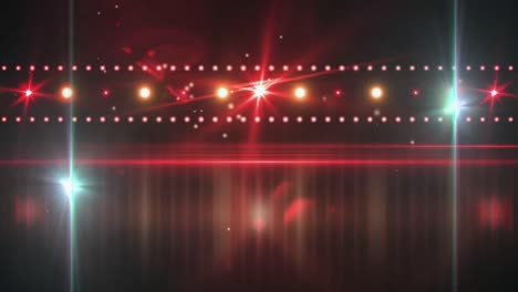 animación del escenario sobre puntos de luz