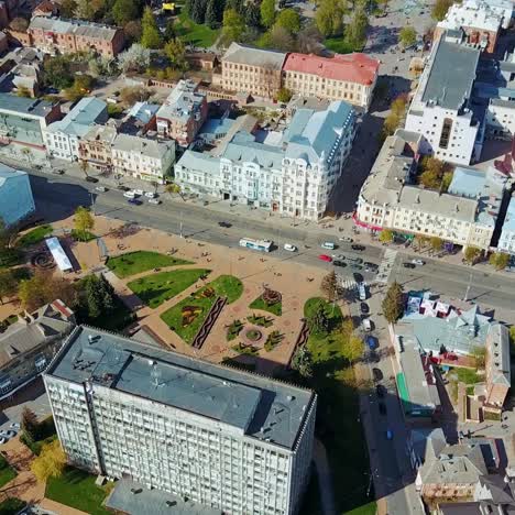 aerial view of residencial district