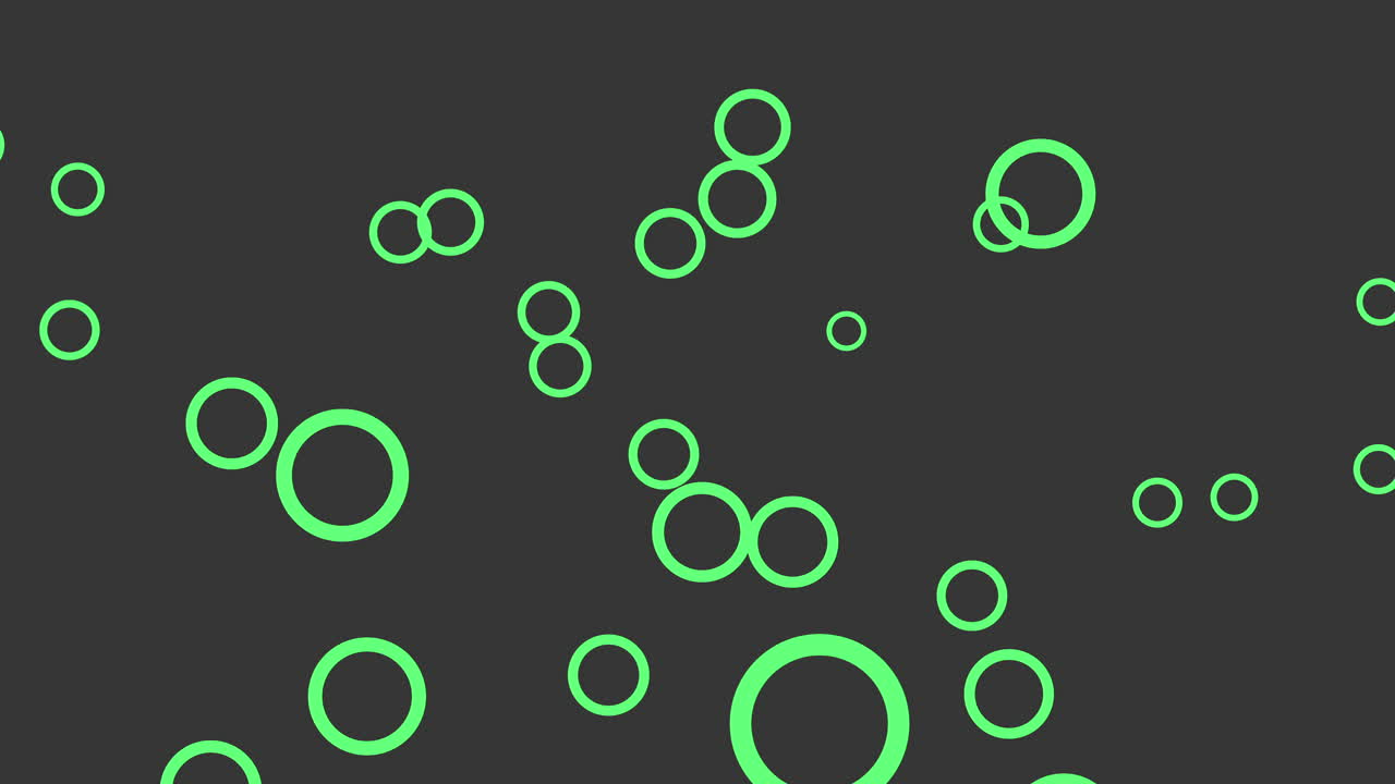 giriş hareketi geometrik yeşil küçük çemberler soyut arka plan