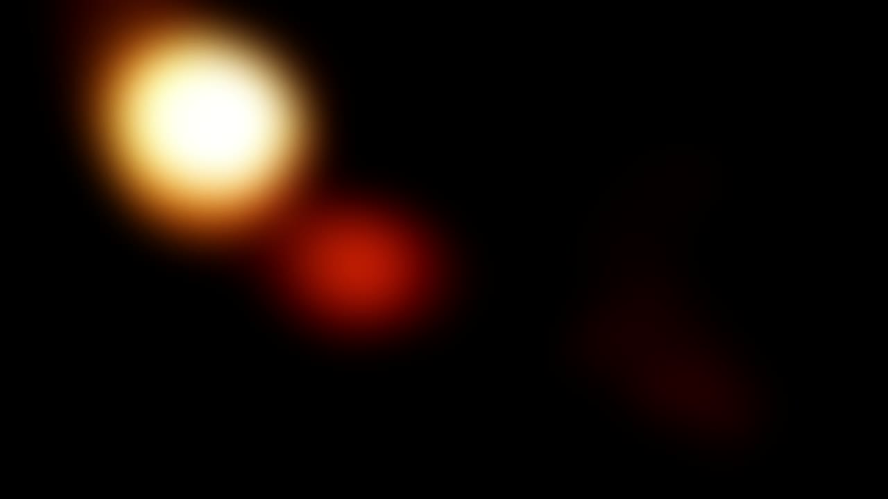 Blurred video of orange light